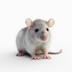 mouse, animal, rat, rodent, isolated, white, pet, mammal, cute, domestic, white background, small, fur, ferret, mice, pets, tail, gray, studio shot, studio, looking, isolated on white, pest, animals, 