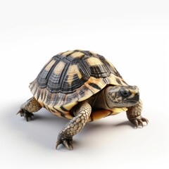 turtle, tortoise, animal, reptile, shell, isolated, slow, nature, pet, wildlife, white, wild, cute, pets, amphibian