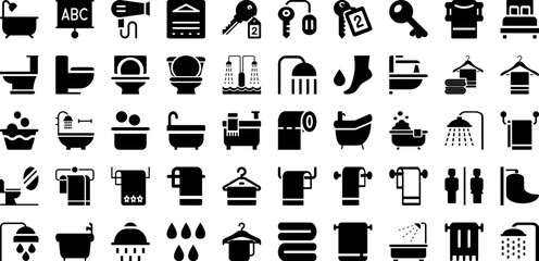 Room Icon Set Isolated Silhouette Solid Icons With Design, Room, Office, Symbol, Vector, Icon, Sign Infographic Simple Vector Illustration