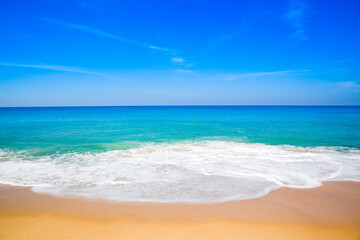 Fototapeta na wymiar Beautiful landscape of the Indian Ocean coast