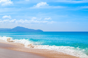 Fototapeta na wymiar Beautiful landscape of the Indian Ocean coast, Thailand