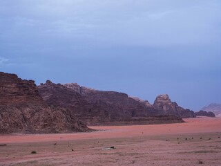 wadi rum protected area in jordan