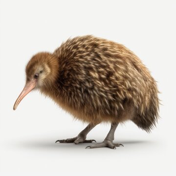 animal, bird, isolated, kiwi, rodent, white, pet, bird, baby, mammal, chicken, chick, domestic, fur, small, cute, tail, white background, studio, wildlife, pets, mice, looking, young, isolated on whit © Enzo