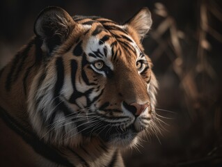 Plakat Bengal Tiger Majesty: Stunning Shot! AI Generated Generative AI