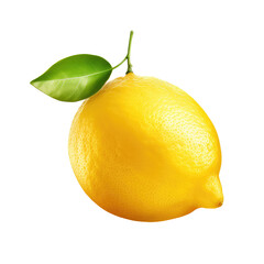 lemon on a transparant background, PNG