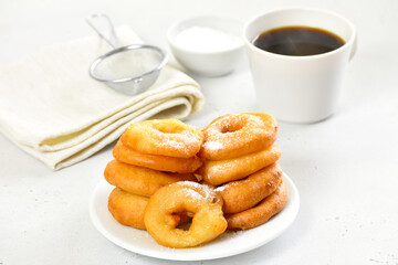 Obraz na płótnie Canvas Homemade donuts