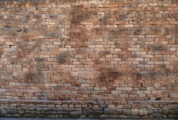 old brick wall, generative ai