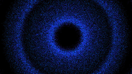 Blue Circular Particles Background