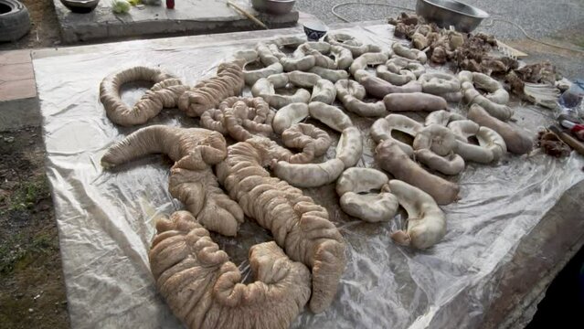 Sujuk a dry, spicy and fermented sausage