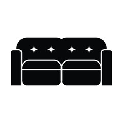 Sofa icon vector on trendy design