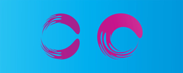 Set of speed lines in circle shape. Radial speed line in Circle Shape for comic book.
