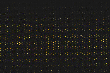 Yellow dust. Beautiful light flashes. Dust particles fly in space.