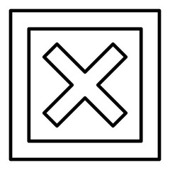 Obraz premium Cross Icon