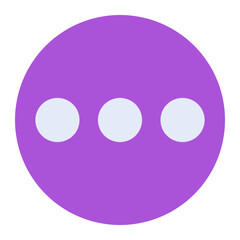 Fototapeta premium Ellipsis Icon