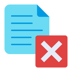 Obraz premium Delete Icon