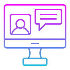 Online Chat Icon