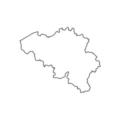 belgium map icon