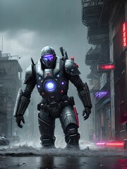robot in action