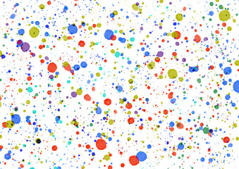 カラフルなしぶきの背景素材