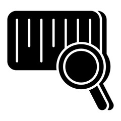 An icon design of barcode tracking