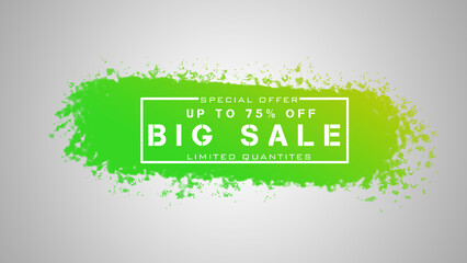 Big Sale 75% off