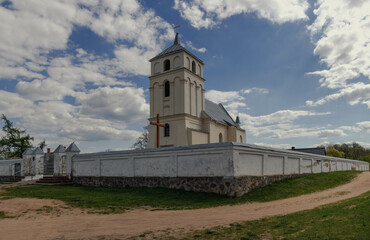 Church of Peter and Paul in the village of New Sverzhen. Belarus