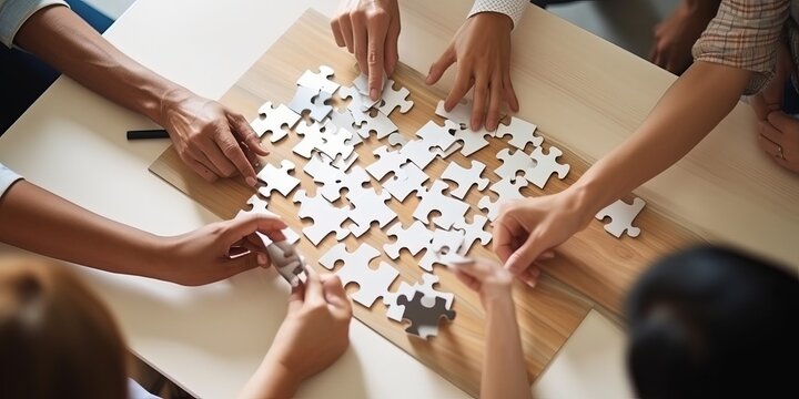 Teamwork Triumph: Company Puzzle Challenge