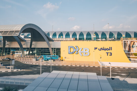 19 January 2023, Dubai, UAE: Terminal 3 in new and popular DXB airport