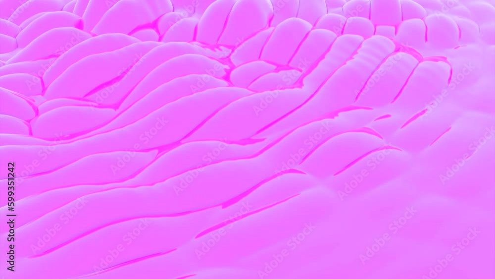 Poster liquid abstract background with smooth glossy texture. design. bubbling monochrome flowing backgroun