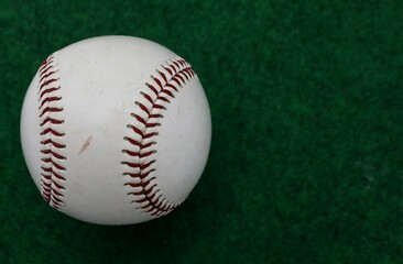 Baseball background image on green turn