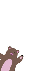 teddy bear on a white background