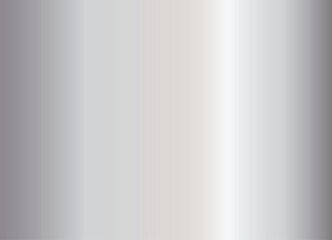 Silver foil texture gradation background. Vector shiny metalic gradient for border, frame, ribbon, label design. Vector illustration