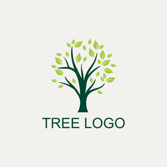 Obraz premium Tree symbol, icon design. Nature, trees illustration, logo concept. Luxury, modern, and minimalistic style