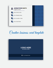 corporate business card design template. 
