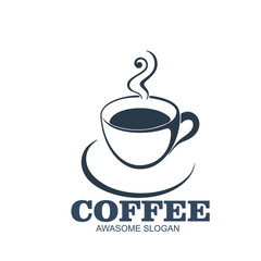 Free vector design illustration logo icon coffee