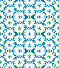 Multi color seamless abstract pattern. Background and backdrop. Multi Colored. Colorful ornamental design. Colored mosaic ornaments. Vector graphic illustration. EPS10.