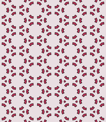 Multi color seamless abstract pattern. Background and backdrop. Multi Colored. Colorful ornamental design. Colored mosaic ornaments. Vector graphic illustration. EPS10.