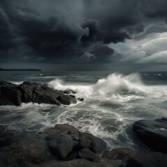 Obraz premium Stormy Coast