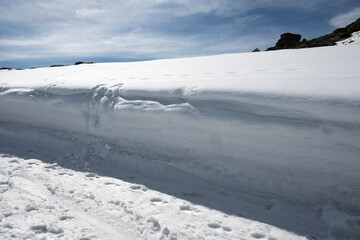 Winter landscape of Vitosha Mountain, Bulgaria
