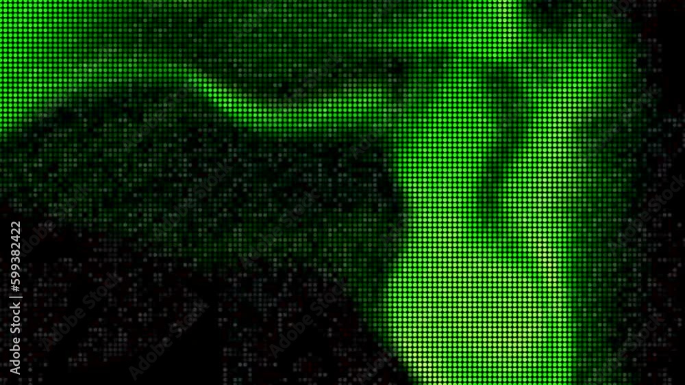 Poster beautiful pixel background with colored glow. motion. pixel image of moving northern lights. moving 
