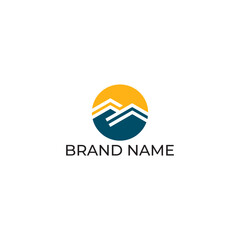 ILLUSTRATION MOUNT. MOUNTAIN SIMPLE LOGO ICON MINIMALIST DESIGN TEMPLATE VECTOR