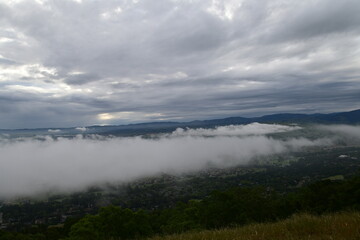 clouds over the Pleasanton