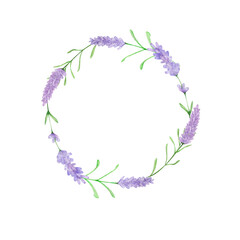 Watercolor set clipart Lavender Arrangement Clipart hand drawn