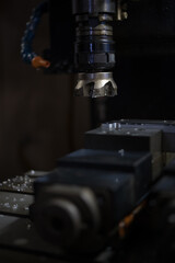 Parts processing at machining center