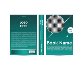 Standard book cover and spine design. Old retro ornament frames. Vintage Border to be printed on the covers of books.