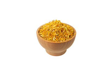 Dried Calendula or Marigold petals. Marigold  in latin Calendula officinalis is known for its...