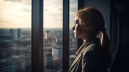 Fototapeta premium Business Woman in the office