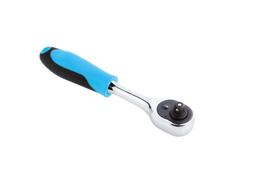 Hand tools. Wrench with ratchet. isolated on white background