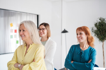 Obraz premium Women leading company improvement initiatives and business growth. Concept: Investment, women entrepreneurs, managers