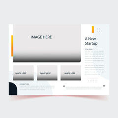 social media post banner, presentations, leaflet, magazine, book, Business company profile, annual report, brochures template layout design with cover page design and use for flyers